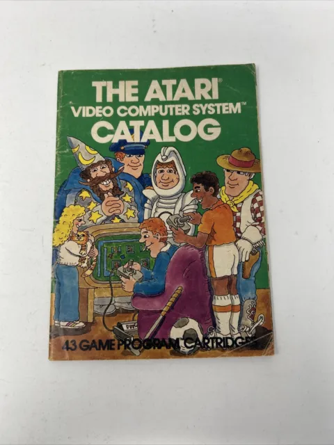 The Atari Video Computer System Catalog 43 Game Program Cartridges 1981 Brochure