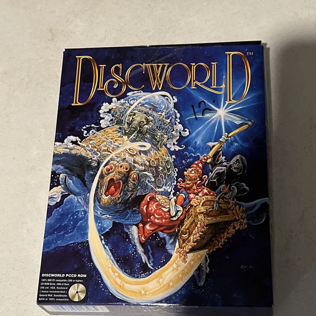 Discworld – Le Jeu Vidéo Sur PC (big Box) – Terry Pratchett – Édition Française – Bon état