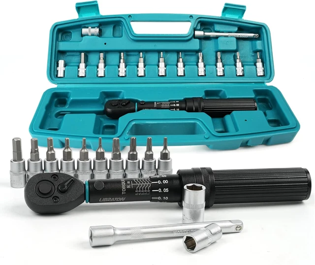 Chiave Dinamometrica 1/2 28-210Nm - Kit 5 Pezzi Con Cappucci - Foto 2