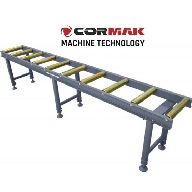 CORMAK SERVANTE à rouleaux 3m, 10 Convoyeur d'entrée scie a ruban 900 kg