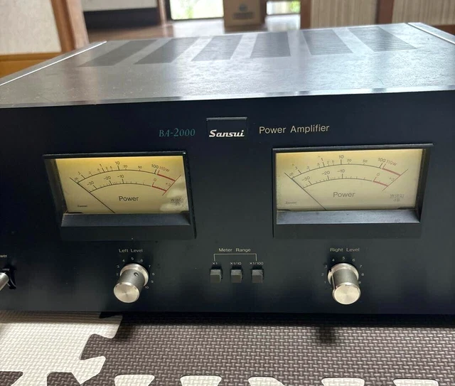 AMPLIFICATEUR DE PUISSANCE stéréo SANSUI BA-3000 AC100V fonctionne très bien EUR 1.837,04
