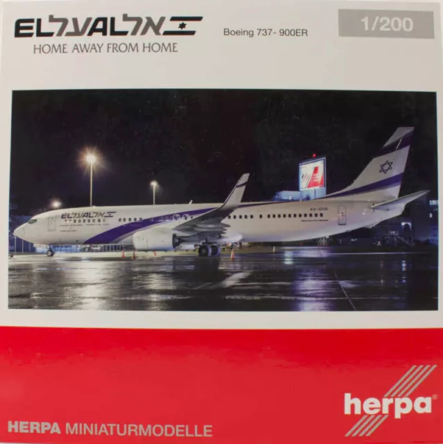 Boeing 737-900ER El Al Israel Airlines 4X-EHA Herpa 556996 1:200