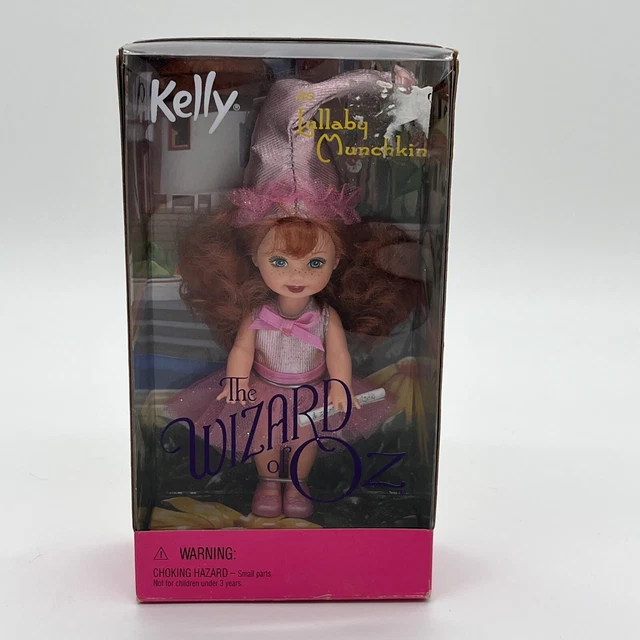 New Vintage The Wizard Of Oz Barbie Kelly as Lullaby Munchkin Mattel 1999