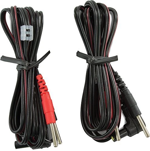 Cables de plomo TENS 7000 - cables de plomo unidad TENS para electrodos - 5 pares, 10 en total...