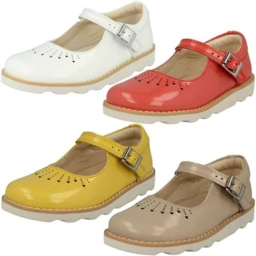Ragazze Clarks Scarpe Casual Corona Salto