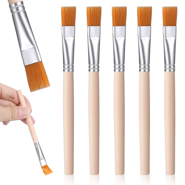 Pinceaux Aquarelle,12 Pièces Pinceaux Peinture Acrylique Nylon Pinceaux Artiste Plume Lisse Pour Peinture Acrylique Peinture à L'huile Aquarelle Et Gouache DéZbutant Artiste Enfant