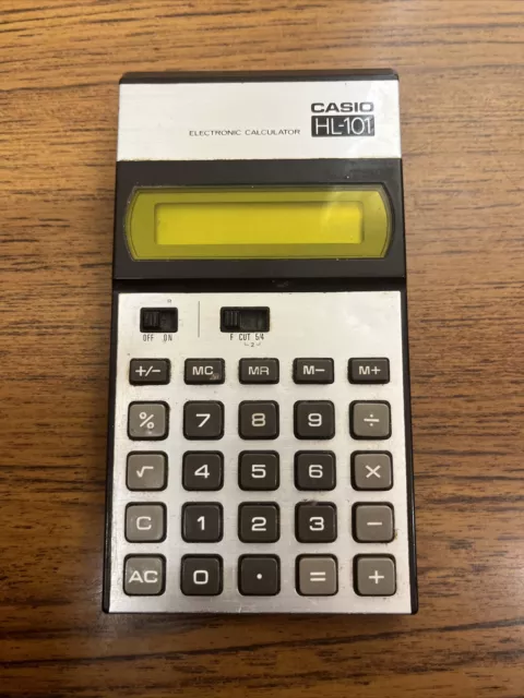 Casio HL-101 Vintage 1975 Electronic Calculator