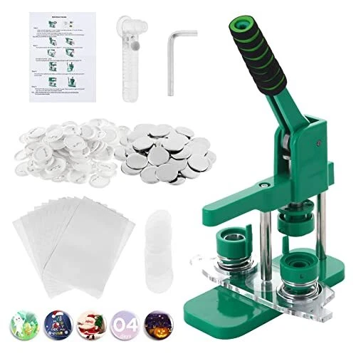 Dyna-Living Button Badge Maker Machine 32mm (1.26in) with Absorbable M