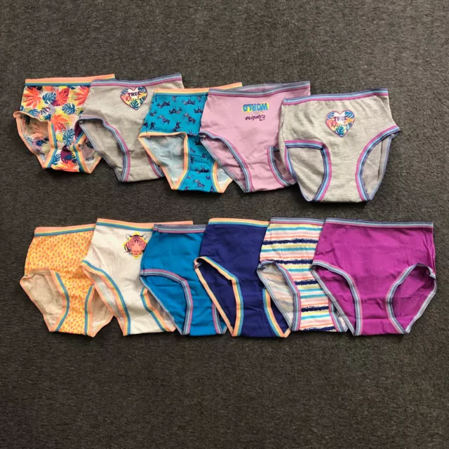 6 PACK Hanes X-Temp Girls Assorted Underwear Panties Multicolor