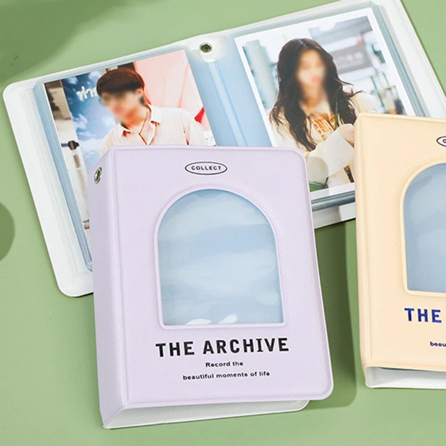 7.6cm Album Photo Rangement Support Haute Qualité Carte Photo Cartes Relieur