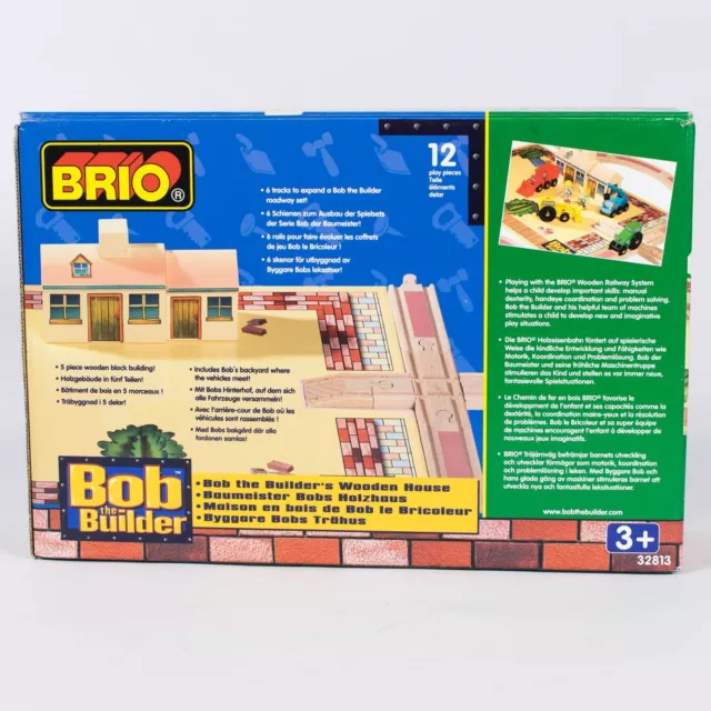 BNIB 2001 Brio 32813 Bob the Builder Wooden House 3