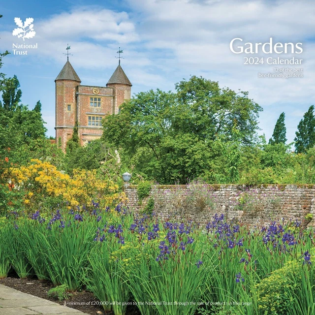 NATIONAL TRUST, GARDENS Calendar 2024 14.07 PicClick
