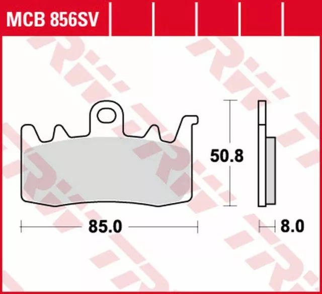 TRW Sinter Bremsbeläge vorne für Ducati Hypermotard 950 (S) ABS