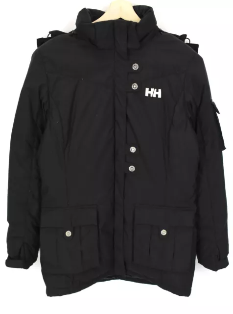 Helly Hansen Giacca Uomo Medio Imbottito Cappuccio Staccabile Completo Zip Nero