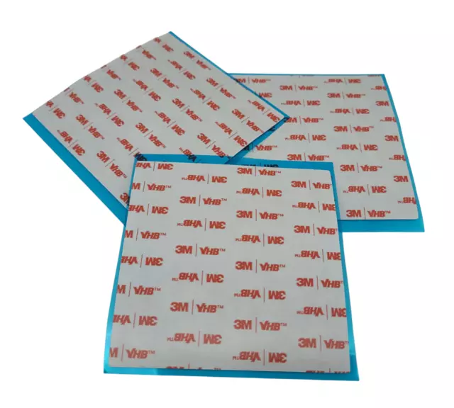 3M Adhesiva Klebepads Doble Cara Vhb 4910 Transparente 100 x 100 Extra Fuerte