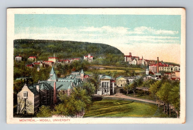 Montreal QC-Quebec Canada, McGill University, Antique, Vintage Postcard