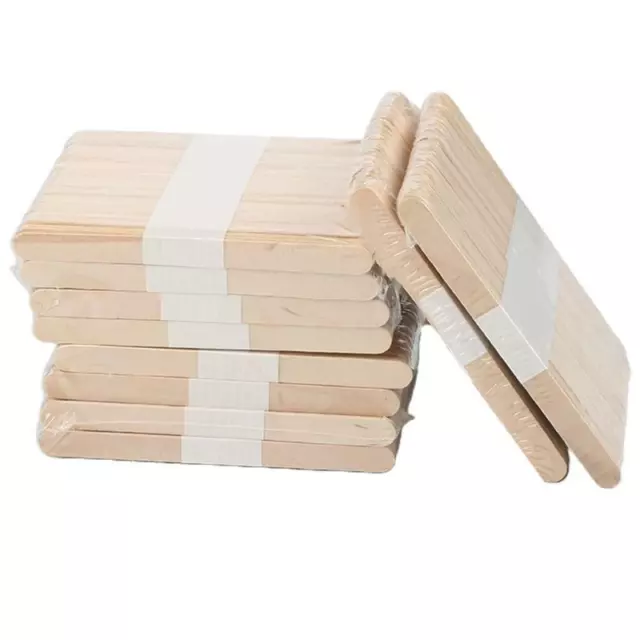 Wooden Popsicle Sticks Food Grade Craft Popsicle Multi Purpose Wood Sticks