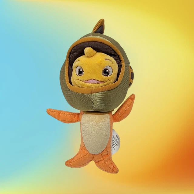 Disney  8" Chicken Little Fish Out Of Water Beanbag Plush Stuffed Animal T18