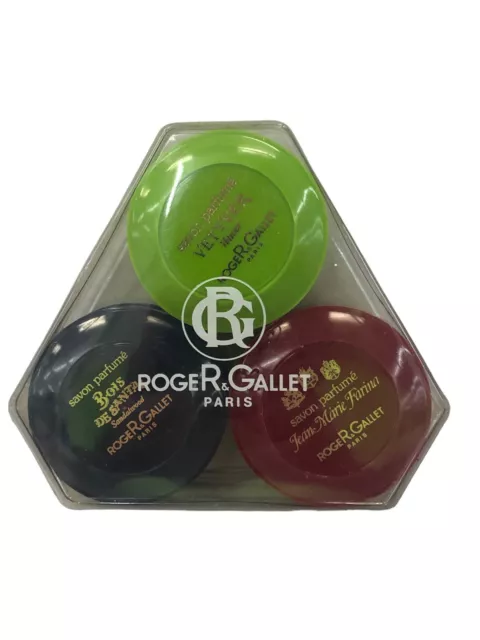 Roger & Gallet 3 Saponette Profumate Da Gr 50 E Porta Sapone Profumi Vintage
