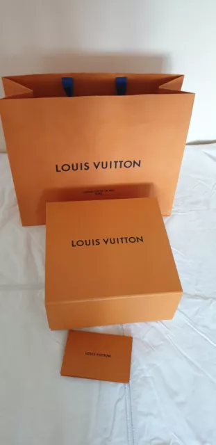 Sale 27/30/14.5Cm Louis Vuitton Magnet Gift Box Ribbon Message Card Gift  Bag £24.99 - Picclick Uk