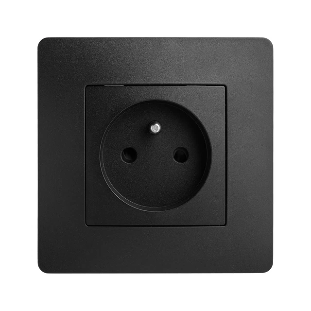 ANCIENNE PRISE BAKÉLITE ronde enduit art déco loft design vintage sans