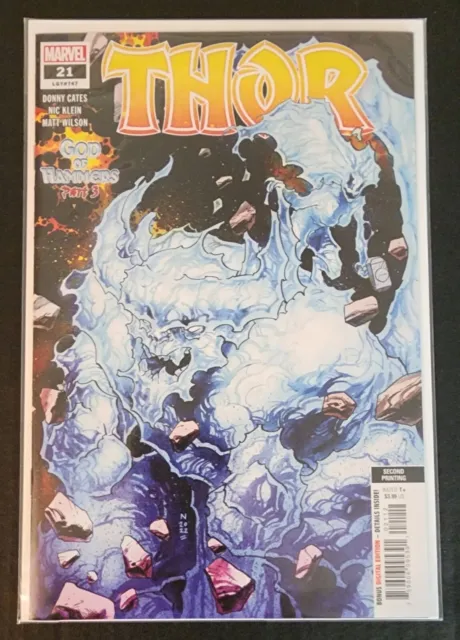 Thor #21 NM (2022) Marvel 2nd Print Cates & Klein