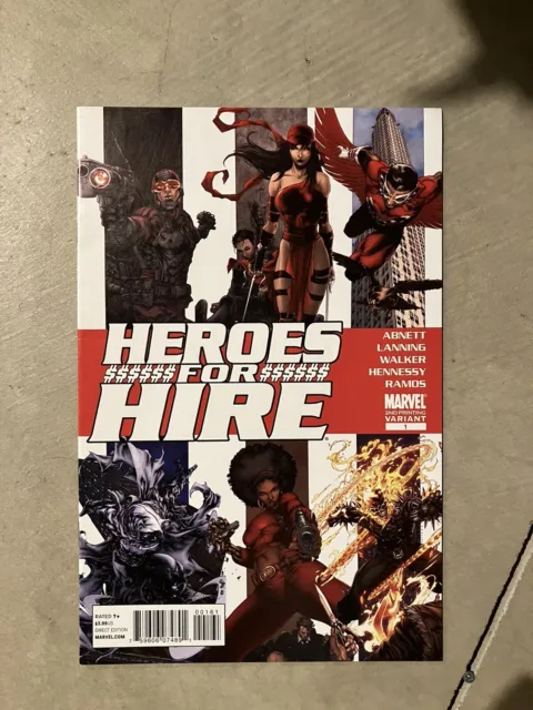 Heroes For Hire #1 2nd print variant 2011  nm