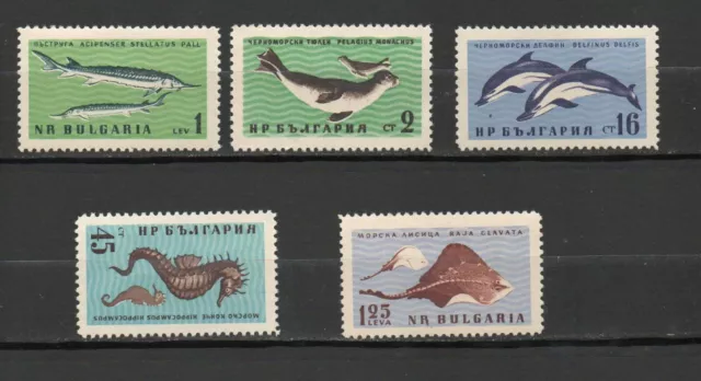 BULGARIE 19661- Poissons  comme neuf** (mnh)  sans charnière