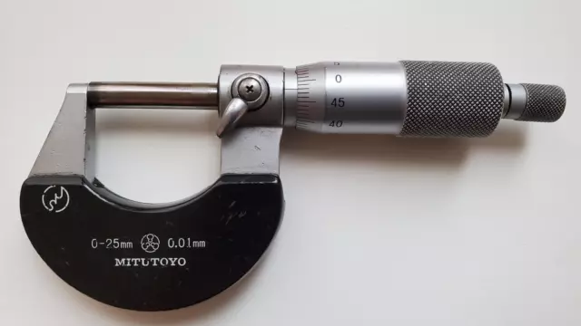 MITUTOYO - Ratchet Thimble Micrometer - 102-217 - 0-25mm - 0.01mm