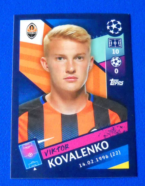 Figurina Topps Champions League 2018/19 2019 N.435 Kovalenko - Shakhtar Donetsk