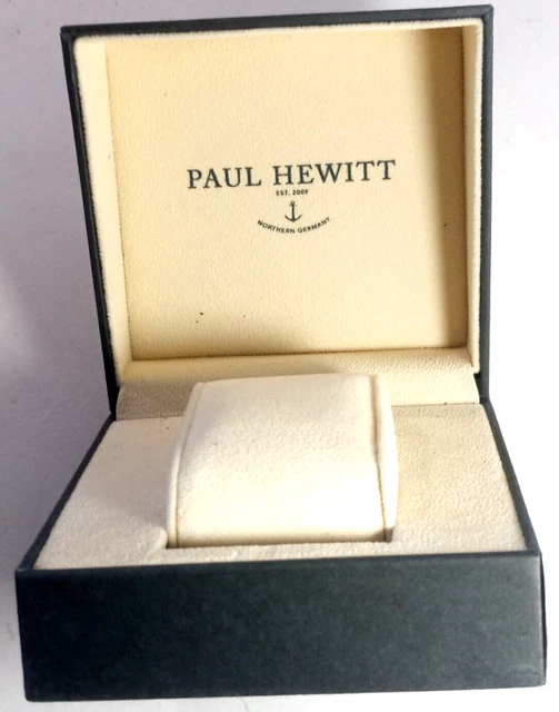 PAUL HEWITT Scatola Per Orologio-Vintage-Rare Watch Box-Case