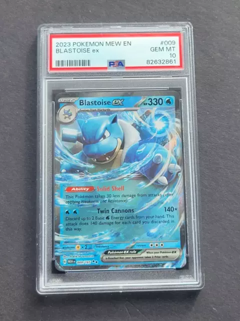 Blastoise ex - 009/165 - SV: Scarlet and Violet 151 - Pokemon