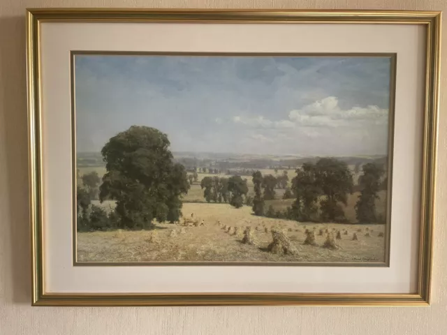 David Shepherd print 'Somerset Harvest'  FRAMED