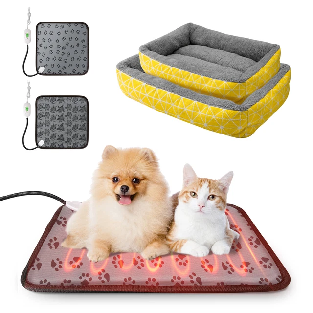 Pet Dog Cat Bed Donut Plush Fluffy Soft Warm Calming Bed Sleeping Kennel Nest US 3