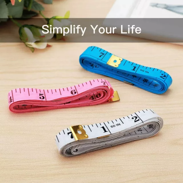 2-Pack Body Measuring Tape Ruler Sewing Cloth Tailor Measure 60 inch 150 cm 2