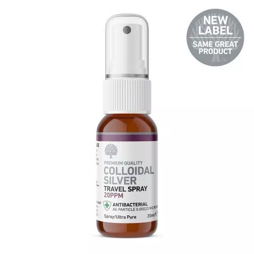 Nature's Greatest Secret 20 ppm kolloidales Silberspray Reisegröße 20ml-10er-Pack