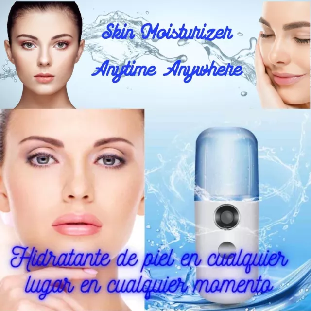 Hidratante Facial Vaporizador Humectante para tu piel y tu cara (Rosa) 3