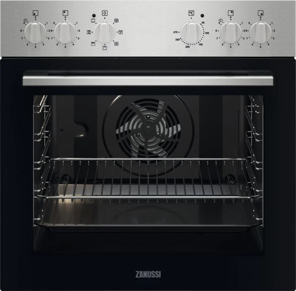 Zanussi ZOUKF0X1 - Insert à Bois / Four - Inox Avec contre Empreintes Digitales