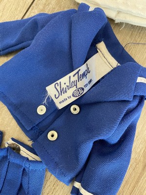Shirley Temple outfit for 12 in doll MIB Ideal #9564 Captain January/sailor suit