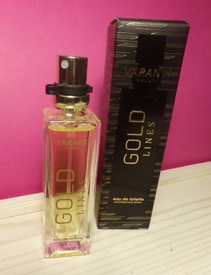 Varanti Gold Lines - Parfum Miniature Edt 15 Ml Pour Homme - Vaporisateur - Neuf