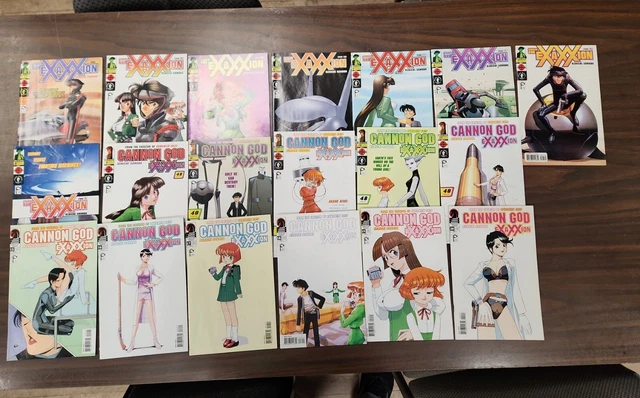 cannon god exaxxion dark horse comics manga lot 1 2 3-13 15-20 Kenichi sonoda