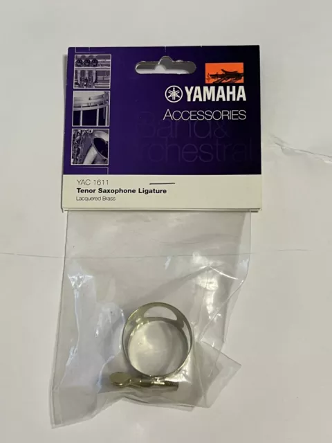 YAMAHA TENOR SAXOPHONE LIGATURE YAC1611 Lacquered brass