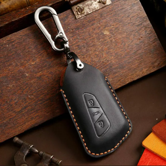 For VW Golf 8 Remote Fob for Seat/ Skoda Leon MK 4 Leather Key Case Cover Holder