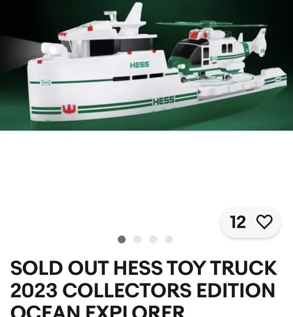 NEW HESS TOY TRUCK 2023 90TH ANNIVERSARY COLLECTORS EDITION OCEAN