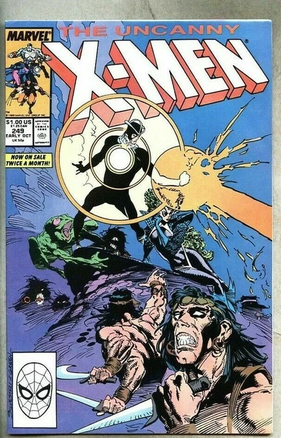 Uncanny X-Men #249-1989 vf- X Men Savage Land