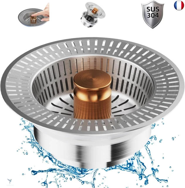 MOWETOO Filtre d'évier de cuisine et bouchon de lavabo pour