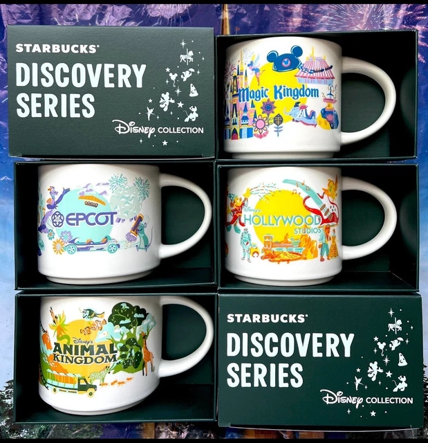 2024 DISNEY STARBUCKS Discovery Series Epcot Magic Hollywood AK Mugs
