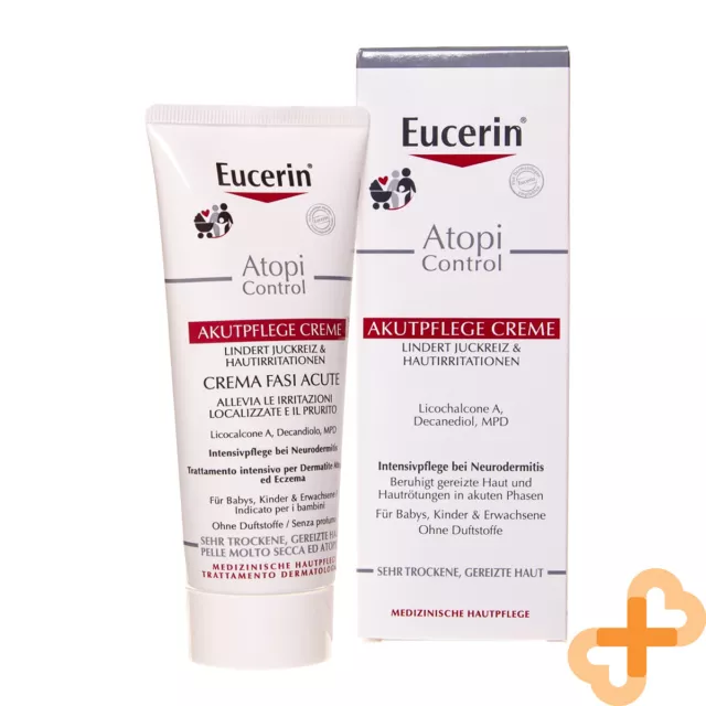 Eucerin Atopicontrol Dermatite Atopique Eczéma Sèche Démangeaison Calmant