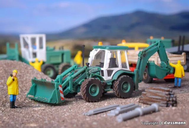 KIBRI 15217 Tractopelle Ensileuse Jcb 4Cx 4x4x4