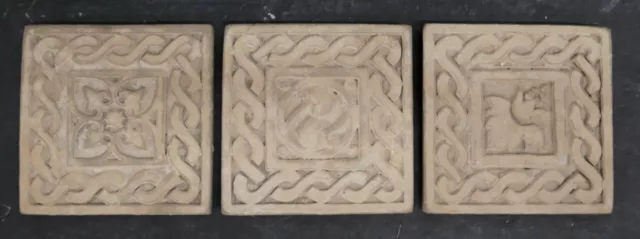 Contemporary Ceramic Tiles = 3 Geometric/Floral